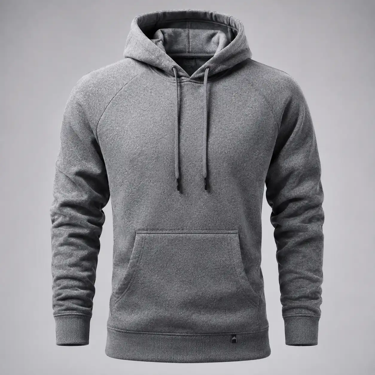 mens-grey-pullover-hoodie.jpg Mens grey pullover hoodie for winter workouts