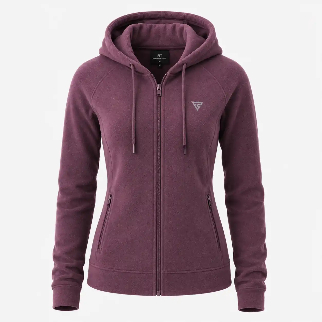 Womens fleece zip up hoodie for winter workouts and daily wear Womens fleece zip up hoodie for winter workouts and daily wear